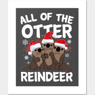 All of The Otter Reindeer Posters and Art